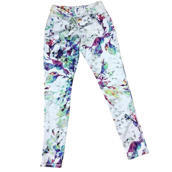 Mossimo Supply Co Kaleidoscope Athletic Leggings M - Picture 2 of 4